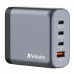 Verbatim 4 Port GaN Charger 140w (3xUSB-C | 1xUSB-A)